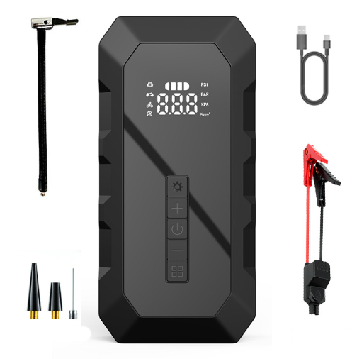 Car Jump Starter with Air Compressor 12000mAh