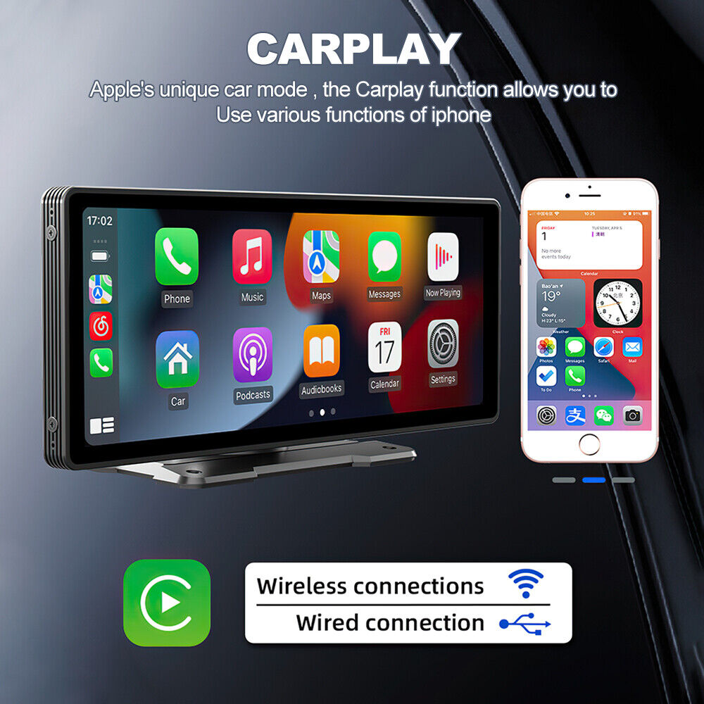 Apple Carplay Android Car Stereo Bluetooth Player - salelink.co.nz
