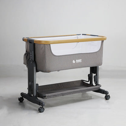 Baby Brightness Co Sleeper Bassinet Grey
