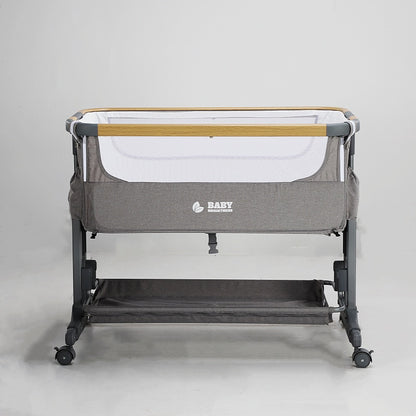 Baby Brightness Co Sleeper Bassinet Grey