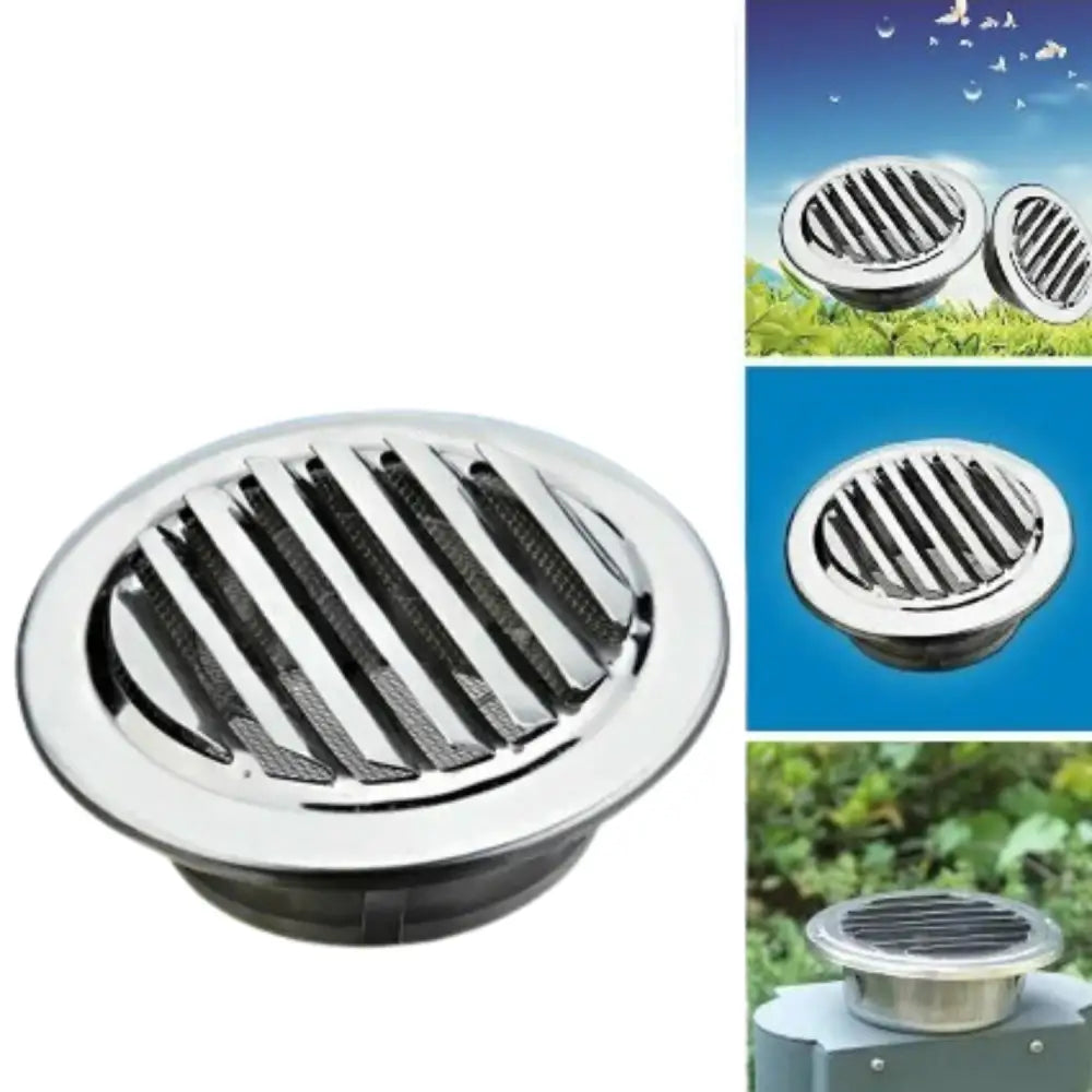 Stainless Steel 100mm RV Exterior Air Vent Grille