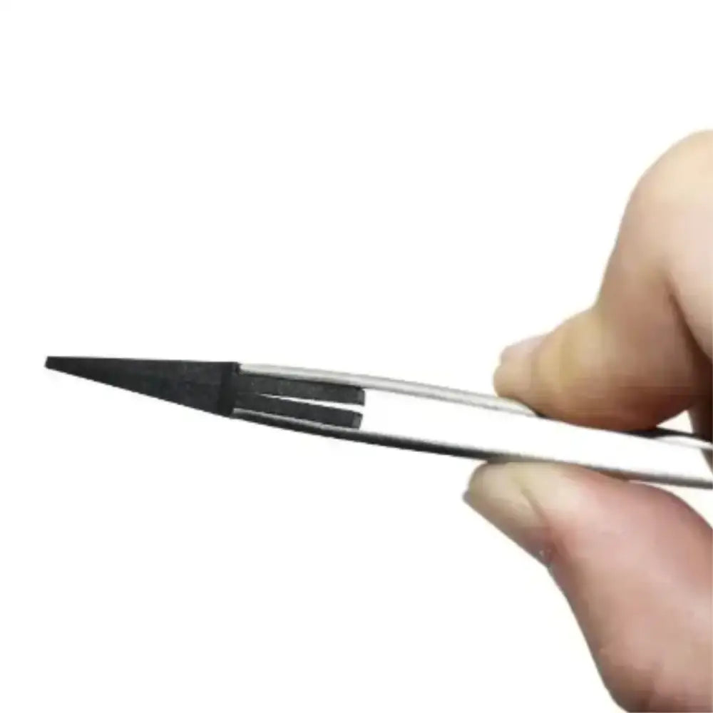 Stainless Steel & Plastic Tweezers Set