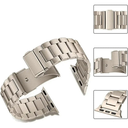 Stainless Steel Strap for the Apple Watch Ultra/Series 4–10 (38–49mm) (available in 15 colours)