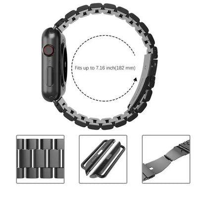 Stainless Steel Strap for the Apple Watch Ultra/Series 4–10 (38–49mm) (available in 15 colours)