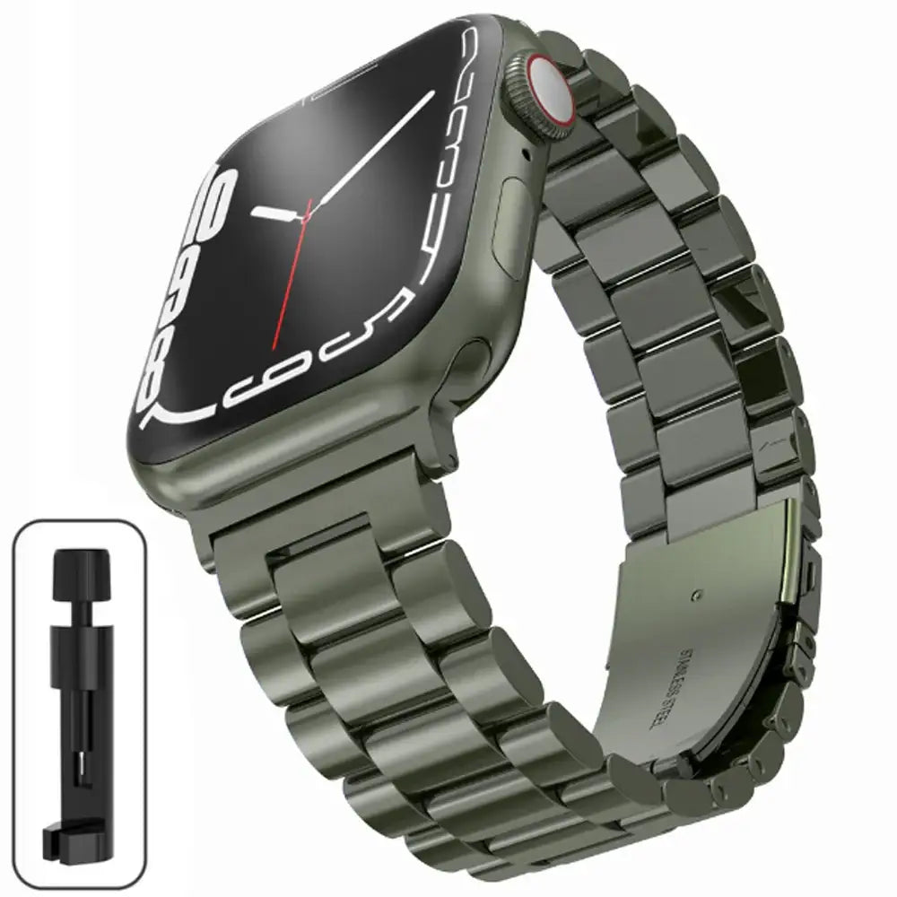 Stainless Steel Strap for the Apple Watch Ultra/Series 4–10 (38–49mm) (available in 15 colours)