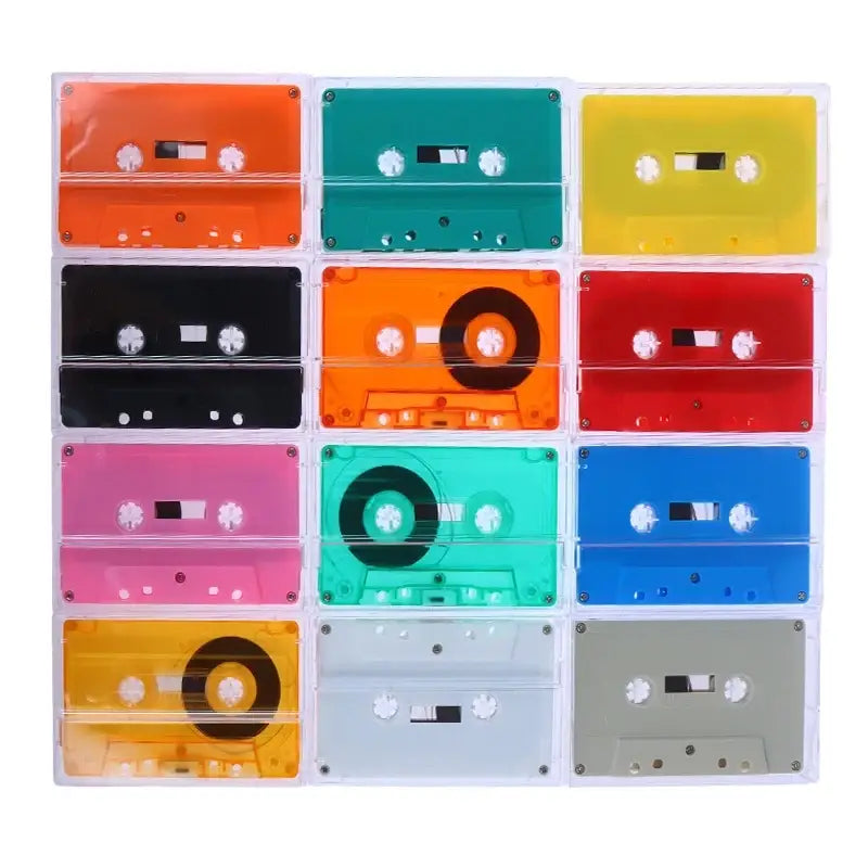 45-Minute Blank Cassette Audio Tape for Recording (different colours available)