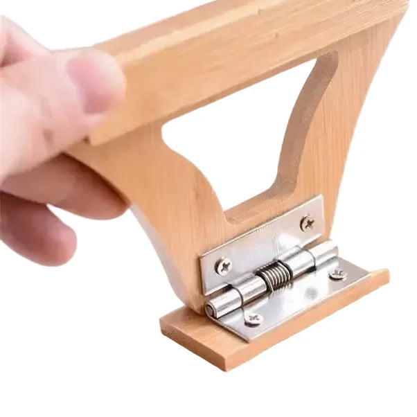 Clip-On Wooden Sofa Armrest Tray Table