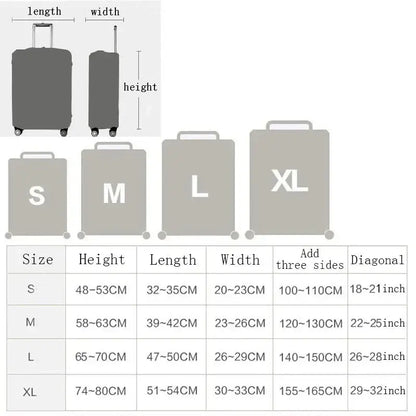 Stretch Fabric Luggage Cover (8 colours available)