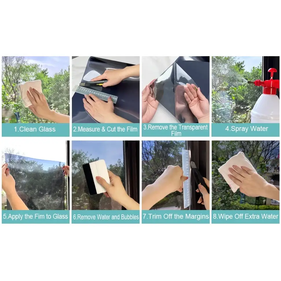 Self-adhesive Window Tint Film (available in different sizes and colours)