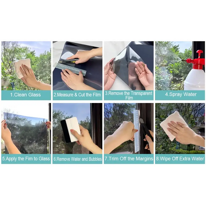 Self-adhesive Window Tint Film (available in different sizes and colours)