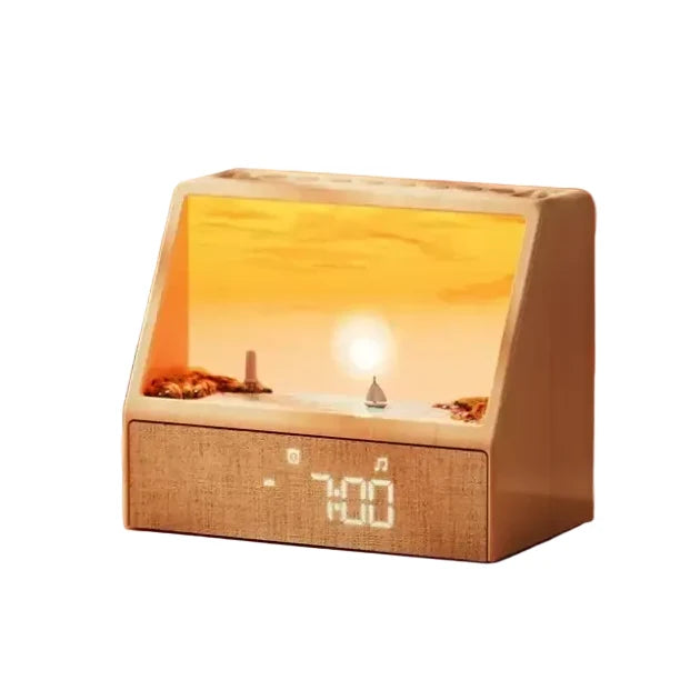 Sunrise Alarm Clock with White Noise, Bluetooth, Wake-Up Light & Soothing Sounds