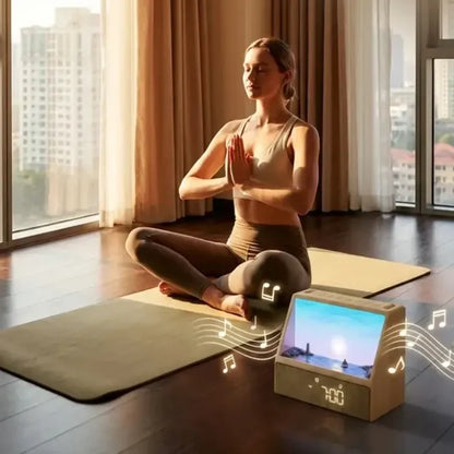 Sunrise Alarm Clock with White Noise, Bluetooth, Wake-Up Light & Soothing Sounds