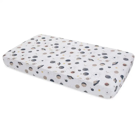 Little Unicorn Cotton Muslin Cot Sheet - Planetary - Babyonline