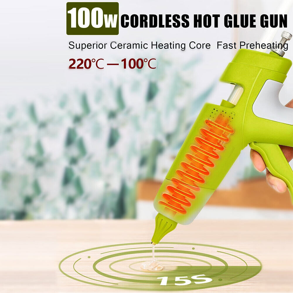 Cordless Hot Glue Gun Compatible with Ryobi 18V Battery