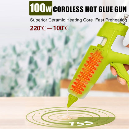 Cordless Hot Glue Gun Compatible with Ryobi 18V Battery