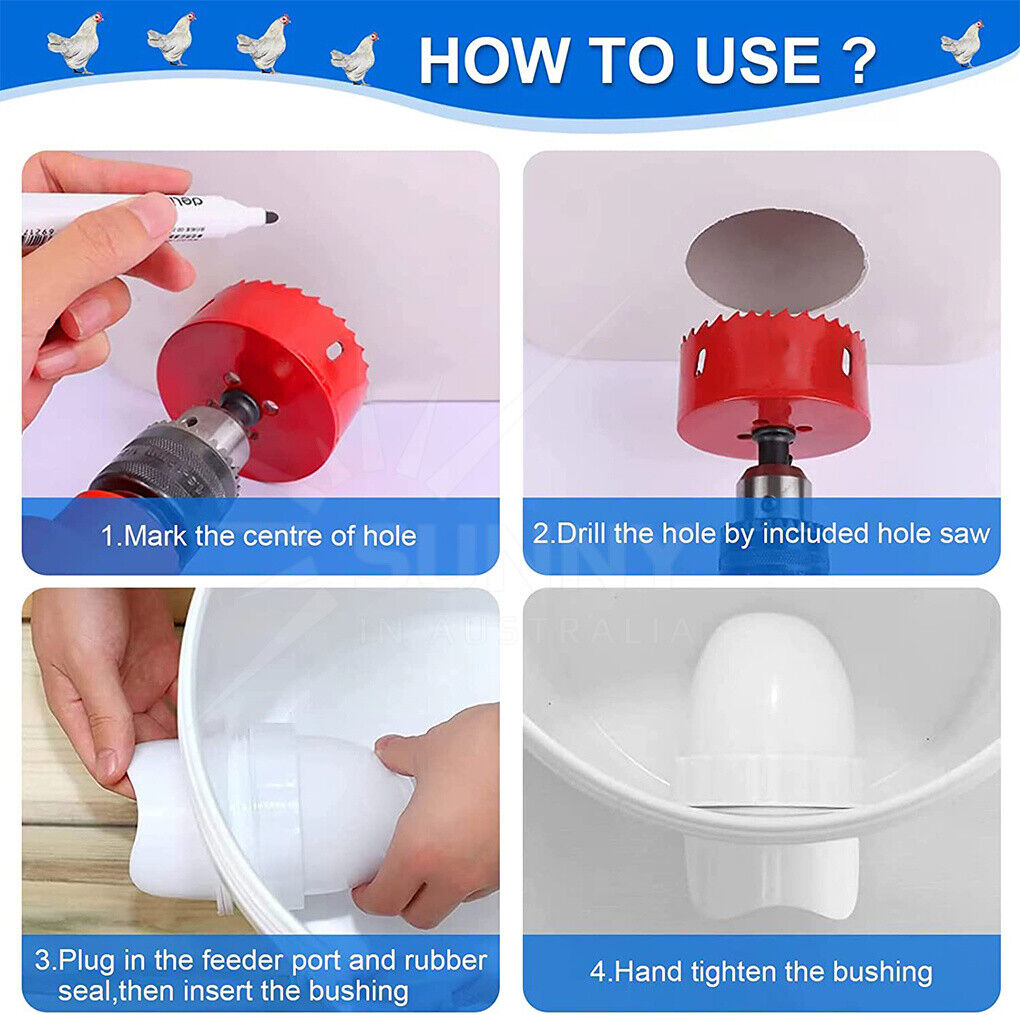 Automatic Chicken Feeders Poultry Gravity Fed Chicken Feeder