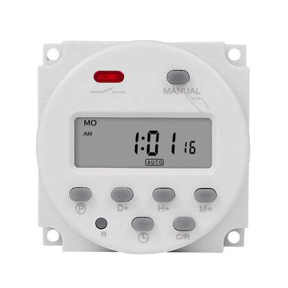 12V 16A LCD Day Programmable Timer Time Relay Switch 24 Hour 7 Mini Dc