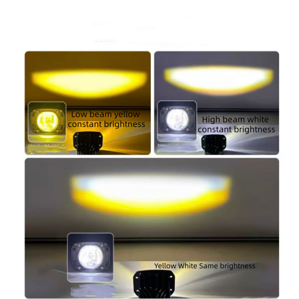 2pcs 3inch Spot Light Automotive DRL Light