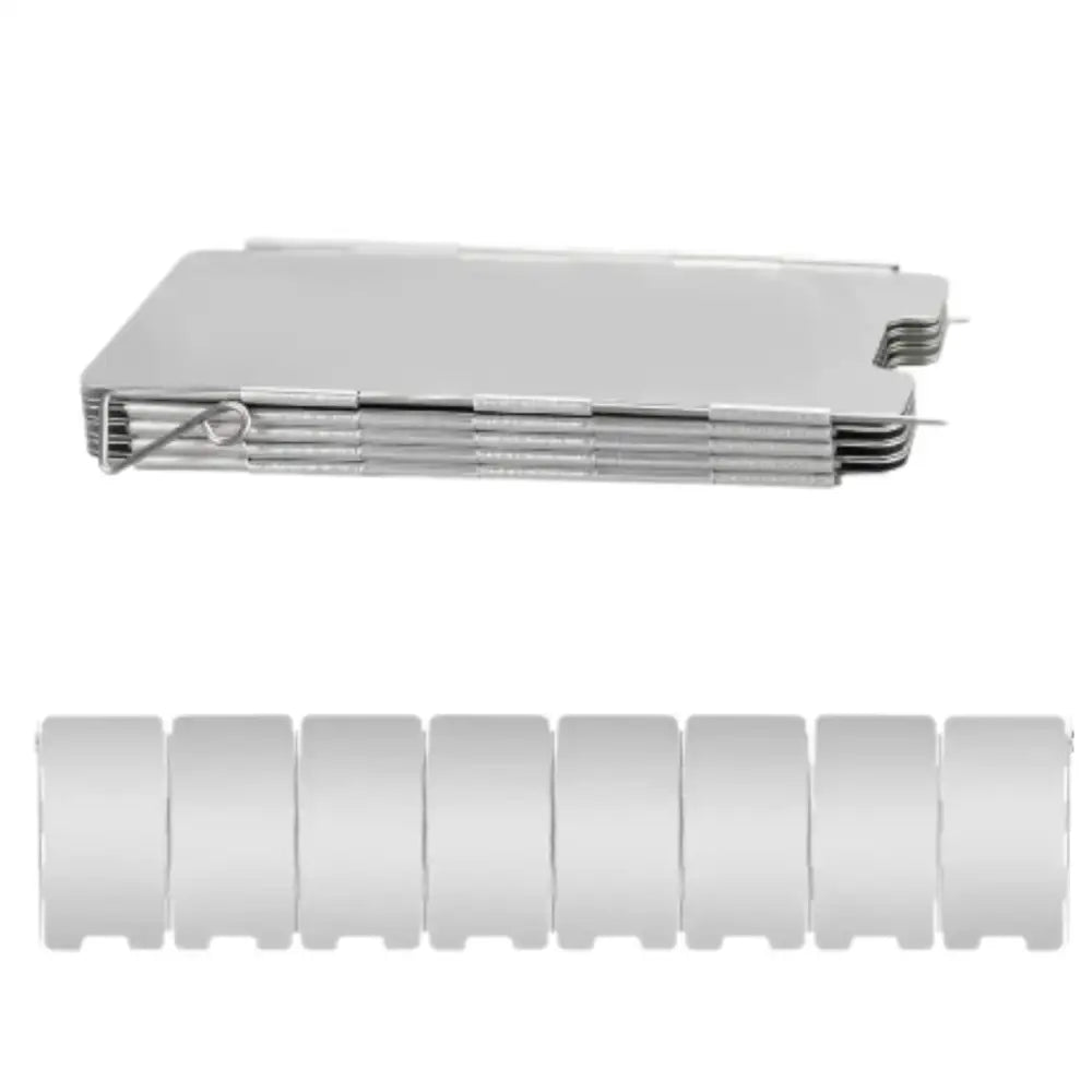 Tall Aluminium Stove Windscreen – Foldable Gas Burner Shield