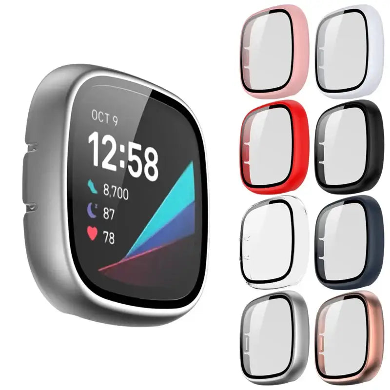 Tempered Glass Case Cover for the Fitbit Versa 3