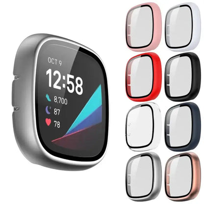 Tempered Glass Case Cover for the Fitbit Versa 3