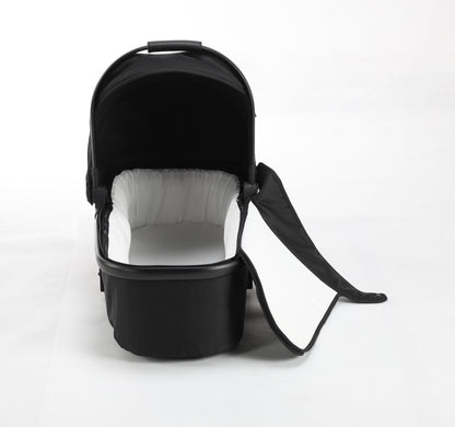 Pre-order Hill All Terrain Jogging Baby Stroller with Carrycot and Reclining Car Seat (Black）