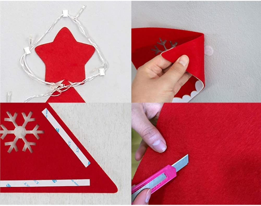 DIY Felt Christmas Tree with Light