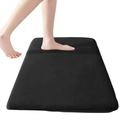 Thick Absorbent Bathroom Mat – Non-Slip Solid Colour Floor & Door Mat (5 colours available)