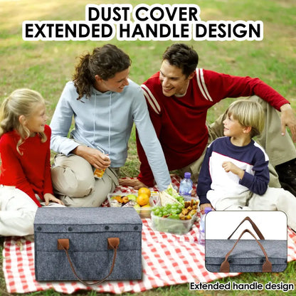 Thick Felt Board Dish & Cup Storage Rack for RV