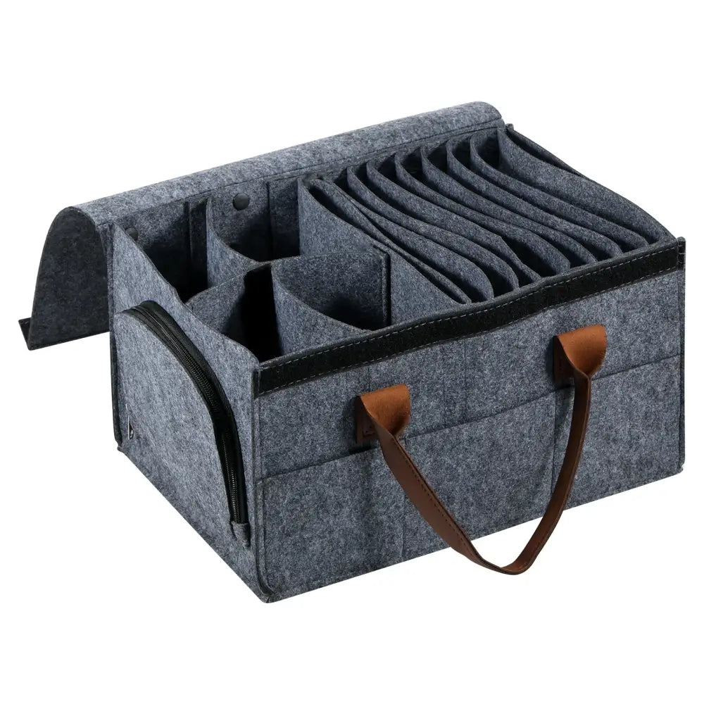 Thick Felt Board Dish & Cup Storage Rack for RV