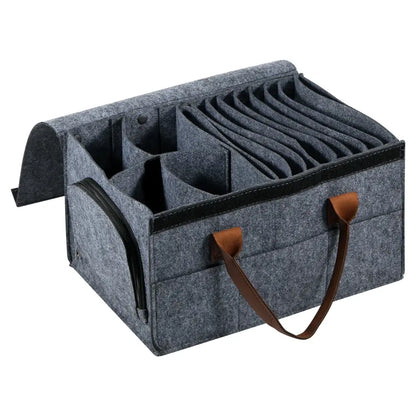 Thick Felt Board Dish & Cup Storage Rack for RV