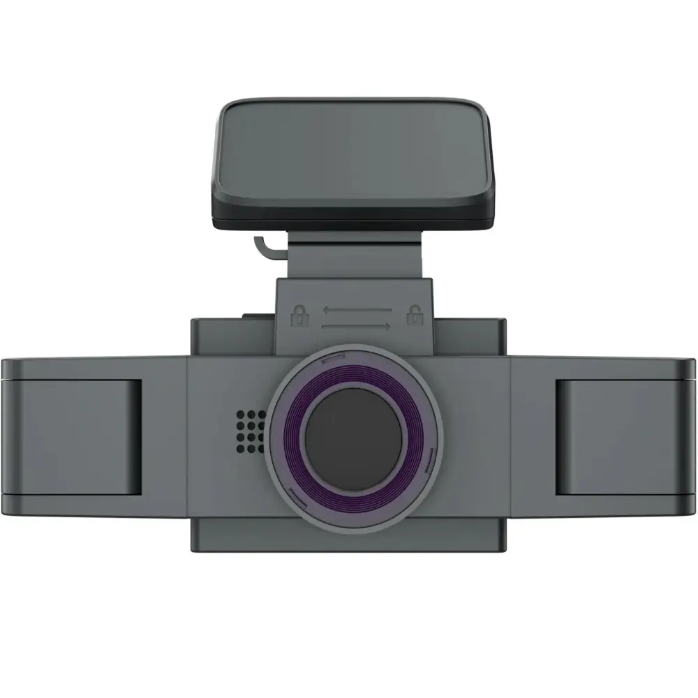 Three-Lens Car Camera with 24H Parking Monitor