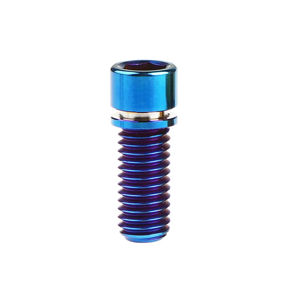Titanium M7 / M8 in 20mm / 25mm options Allenkey Bolts with Washers for Motorcycles, E-Scooters & more (6 colours available)