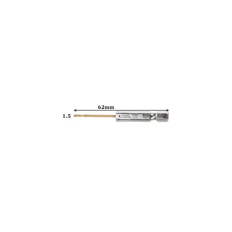 Titanium Twist Drill Bit Set – Hex Shank 1.5–6.5mm (available in single piece & all in one pack)