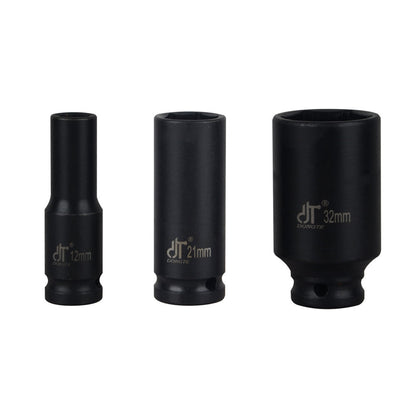 13pcs 10-32mm 1/2" Metric Impact Deep Socket Set Drive Air Garage