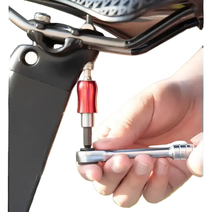 1/4" Two-Way Mini Ratchet Wrench Set with Quick-Connect Rods & S2 Bits