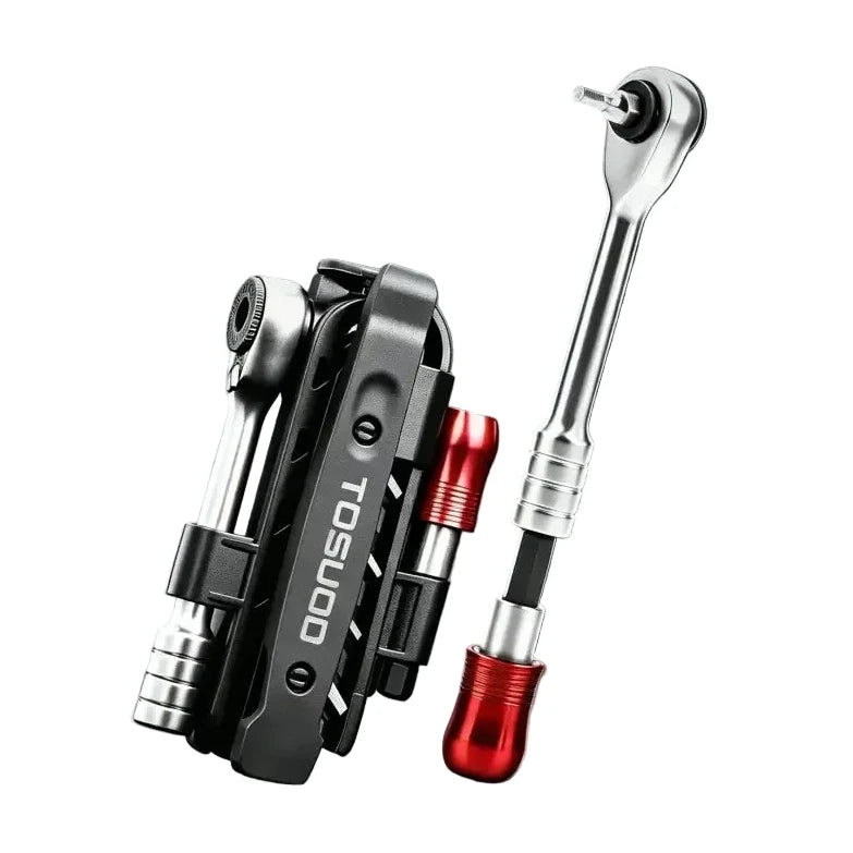 1/4" Two-Way Mini Ratchet Wrench Set with Quick-Connect Rods & S2 Bits
