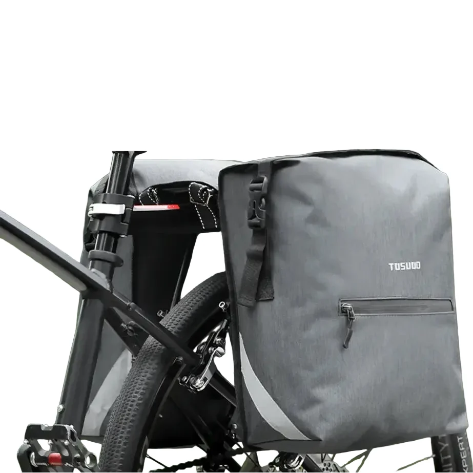 28L Waterproof Bicycle Rear Seat Pannier Bag