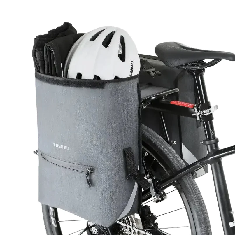 28L Waterproof Bicycle Rear Seat Pannier Bag