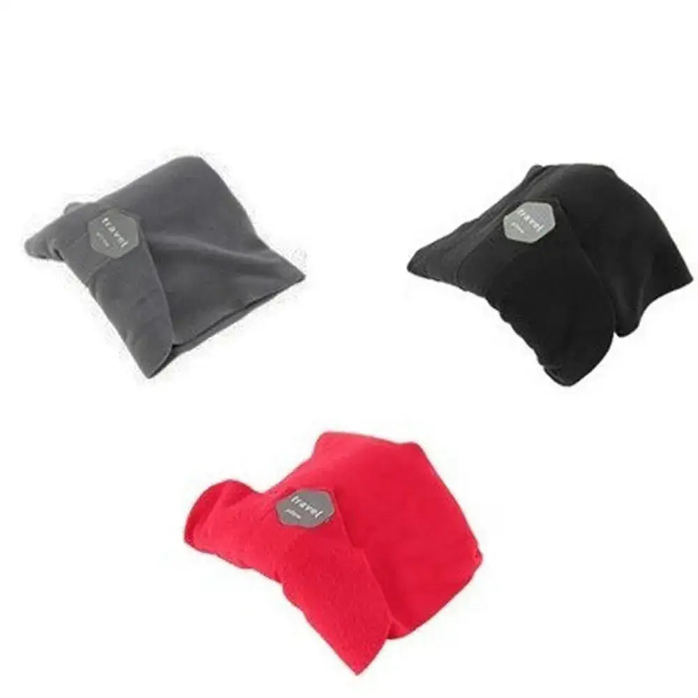 Travel Neck Pillow with Chin Support Strap (3 colours available)