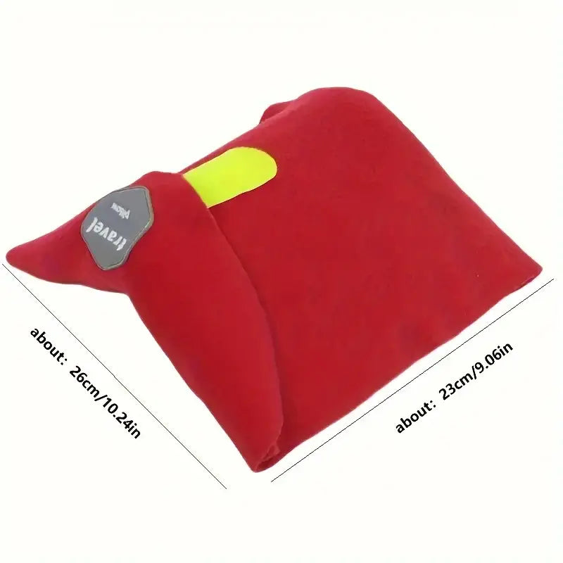 Travel Neck Pillow with Chin Support Strap (3 colours available)