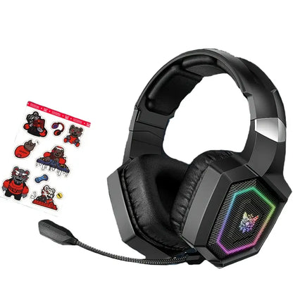 Tri-Mode 5.3 Gaming Headset with Mic (Different colours available with stickers)