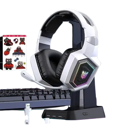 Tri-Mode 5.3 Gaming Headset with Mic (Different colours available with stickers)