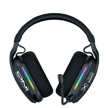 Tri-Mode RGB Gaming Headset – 2.4G Wireless & Wired, Long Life