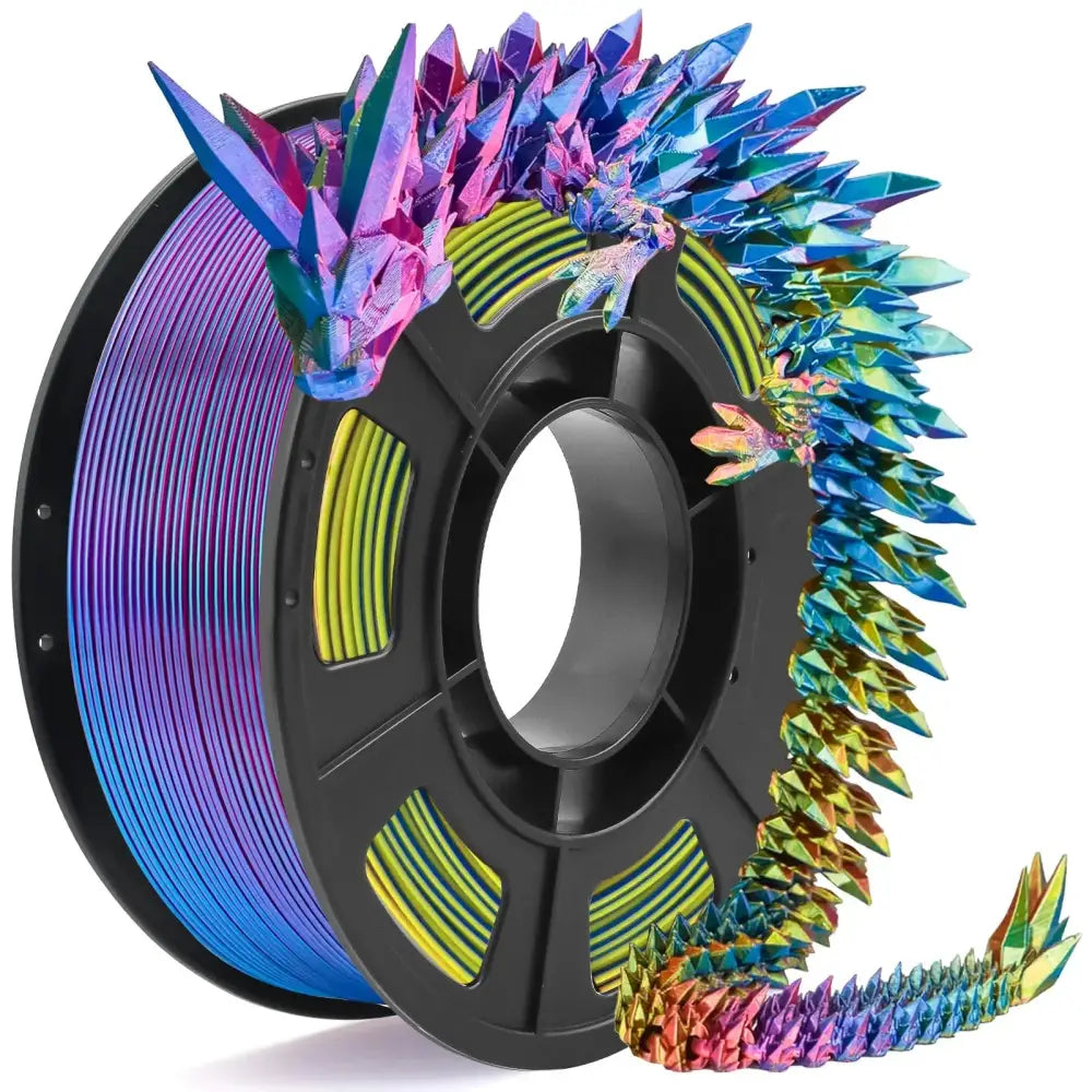 Tricolour Silk PLA 3D Printer Filament 1.75mm (250g)