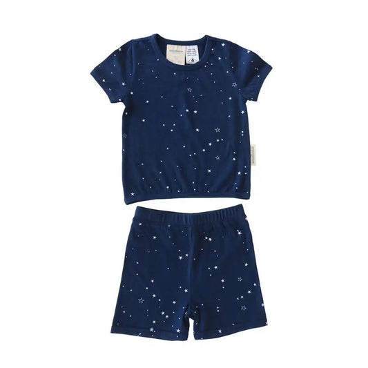 Woolbabe Merino/Organic Cotton Summer Pyjamas TEKAPO STARS - Babyonline