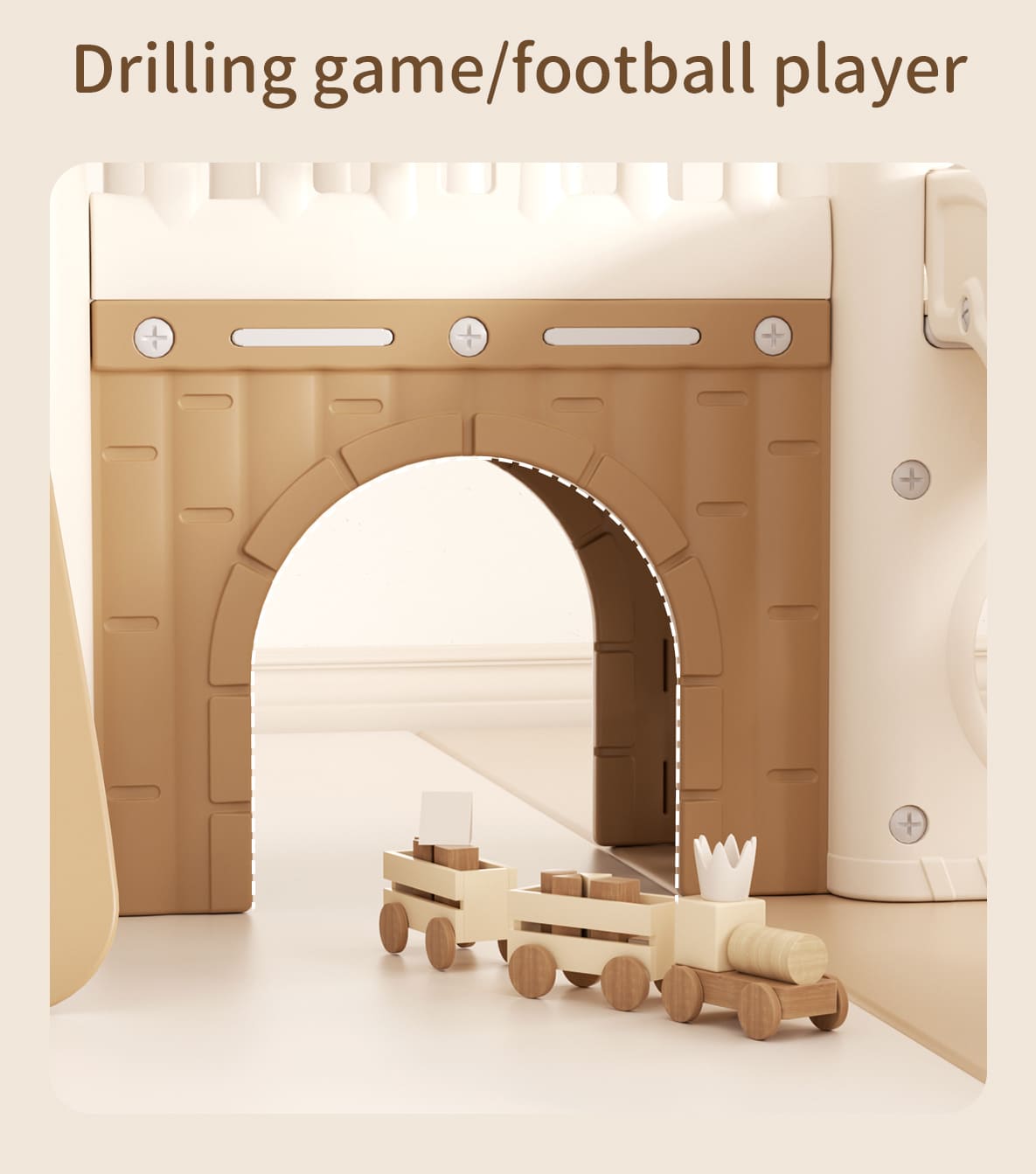 Baby Brightness Kids Slide Playground – Mint Green / White