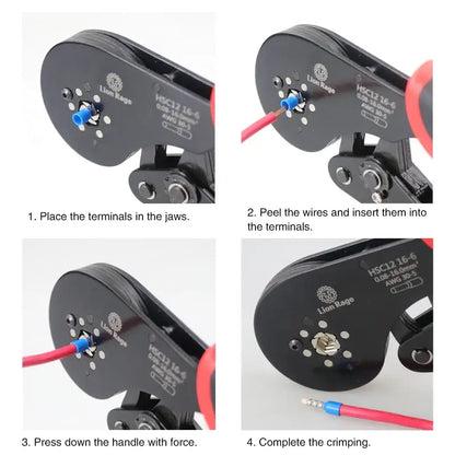 Tubular Terminal Crimping Pliers