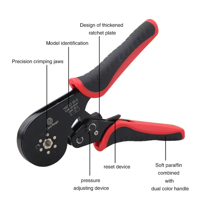 Tubular Terminal Crimping Pliers