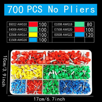 Tubular Terminal Crimping Pliers Set (different sets available)
